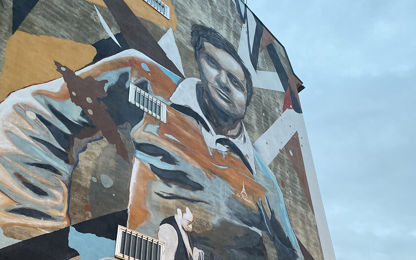 Murales Ame de Montparnasse a Livorno