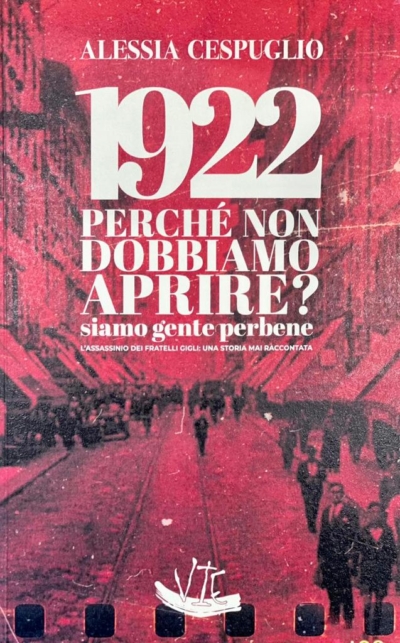 Libro 1922- perché non dobbiamo aprire? Autore Alessia Cespuglio