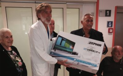 SoCrem donazione schermi al reparto di neurochirurgia Livorno