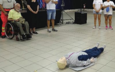 Presidente SoCrem a SVS Livorno per donazione manichini